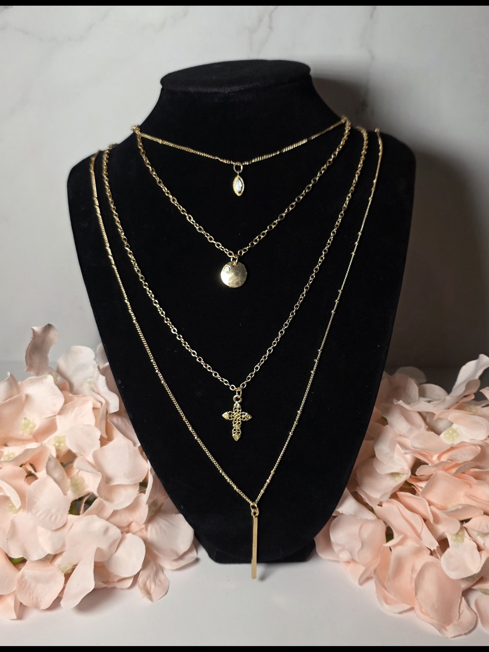 Forever 21 - Gold Layered Pendant Necklace Set